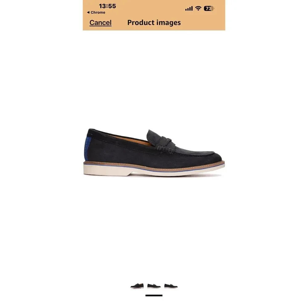 New❤️Clarks Mens Atticus Lt Slip Loafer Flat sz10